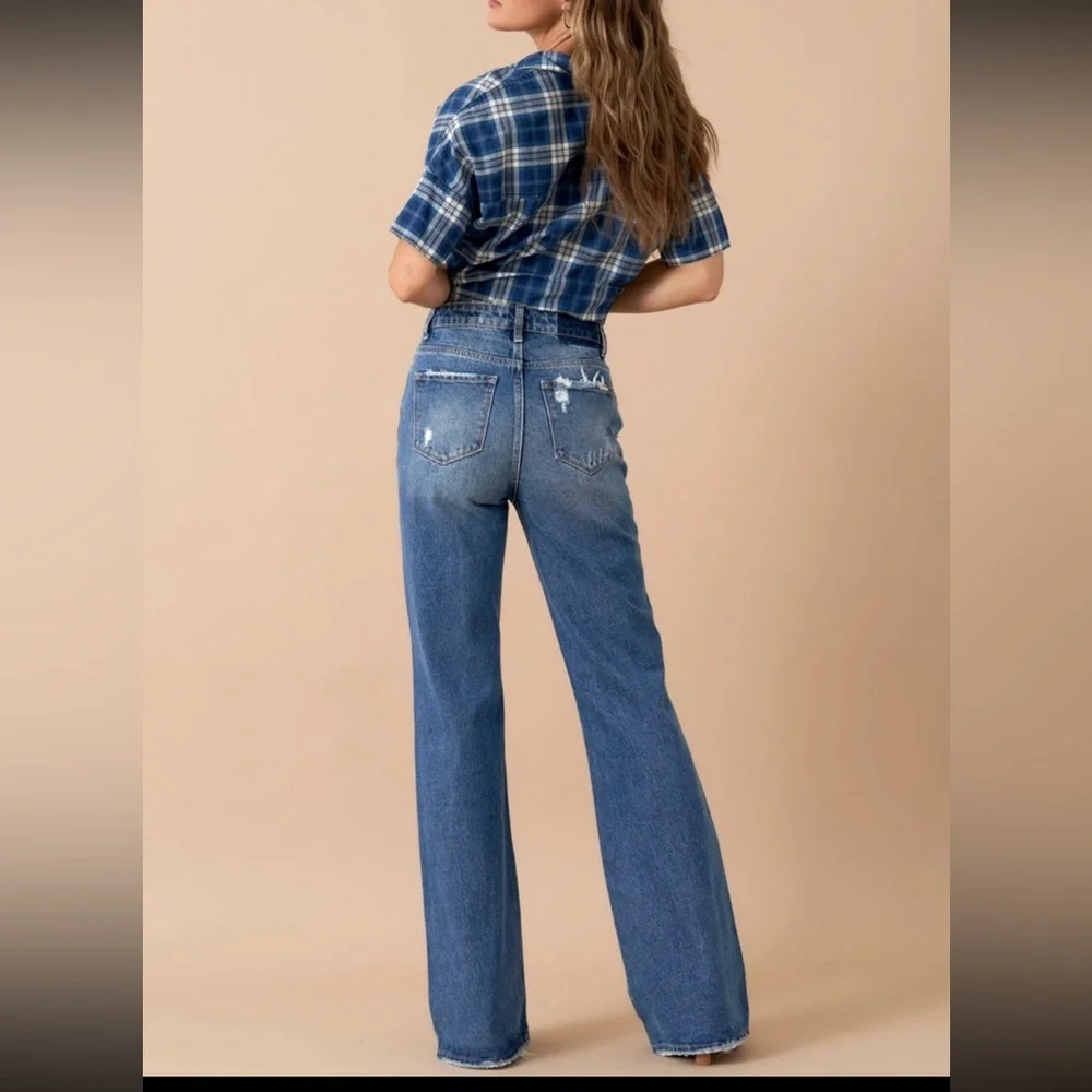 High Rise Boot Cut Denim - Picture 4 of 4
